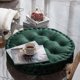 thumbnail image 2 of Xiao Hua Cojín redondo de suelo con asa, sólido y grueso, para silla, súper suave y cómodo, para meditación, yoga, sala de estar, sofá, balcón y exterior (verde oscuro, diámetro de 61 cm)., 2 of 3