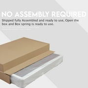 Continental Sleep, 4 Split wood Box Spring/Foundation for Mattress, Queen