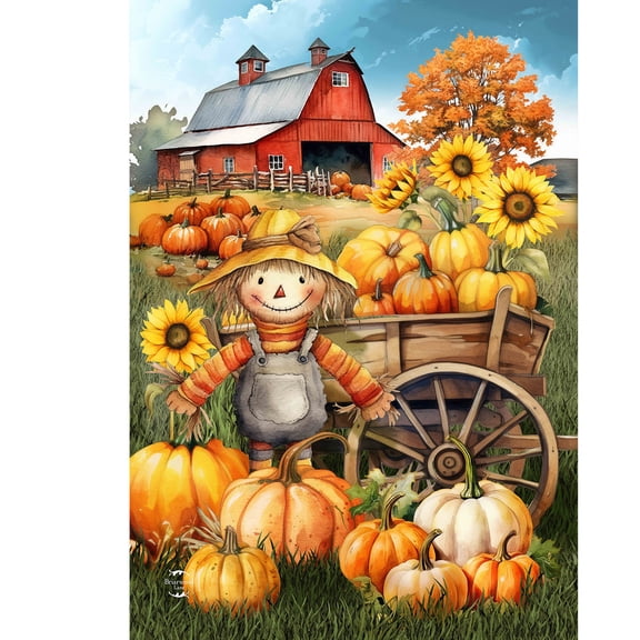 Briarwood Lane Garden Flag 12x18 For Outdoor Farm Fresh Fall For Fall Garden Flag Flags For Outside