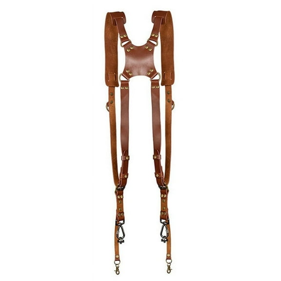 Shoulder Camera Strap for DV Digital SLR Camera Outdoor Photography Shoulder Strap Double Protection Brown