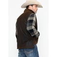 thumbnail image 2 of Outback Trading Company Men's Sawbuck Sage Oilskin Vest 2143-SAG, 2 of 6