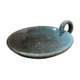 thumbnail image 4 of Candle Holder Round Ceramic Candle Plate for Christmas Party Festival Mantle Green, 4 of 9