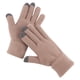 thumbnail image 2 of Sonducket 1 par de guantes de invierno para mujer, accesorio de ropa para cubrir los dedos que mantiene el calor, con un color simple para usar al aire guantes y mitones Caqui Sonducket AP008939-05B, 2 of 6