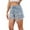 z02-Blue, variant on NAFUU Women's Denim Shorts Summer High Waisted Diamonds Tassels Ripped Jean Shorts Casual Baggy Trendy A-Line Wide Leg Denim Shorts Work Trouser Shorts
