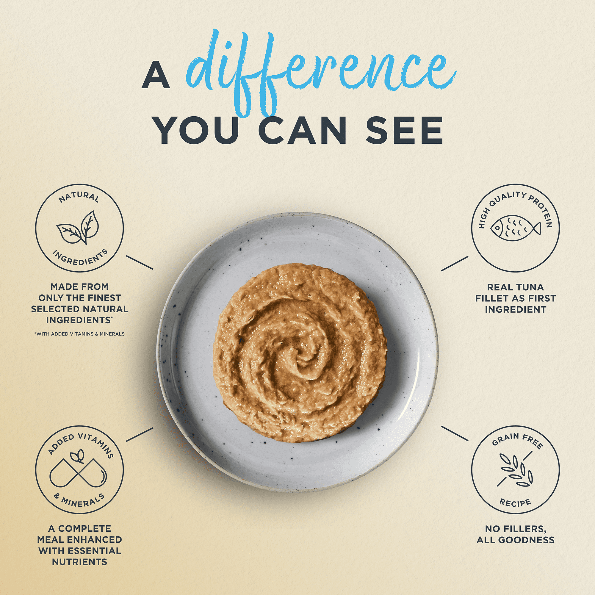 Reveal Pet Food, Natural Wet Cat Food, Fish Entree Pate Selection - product image