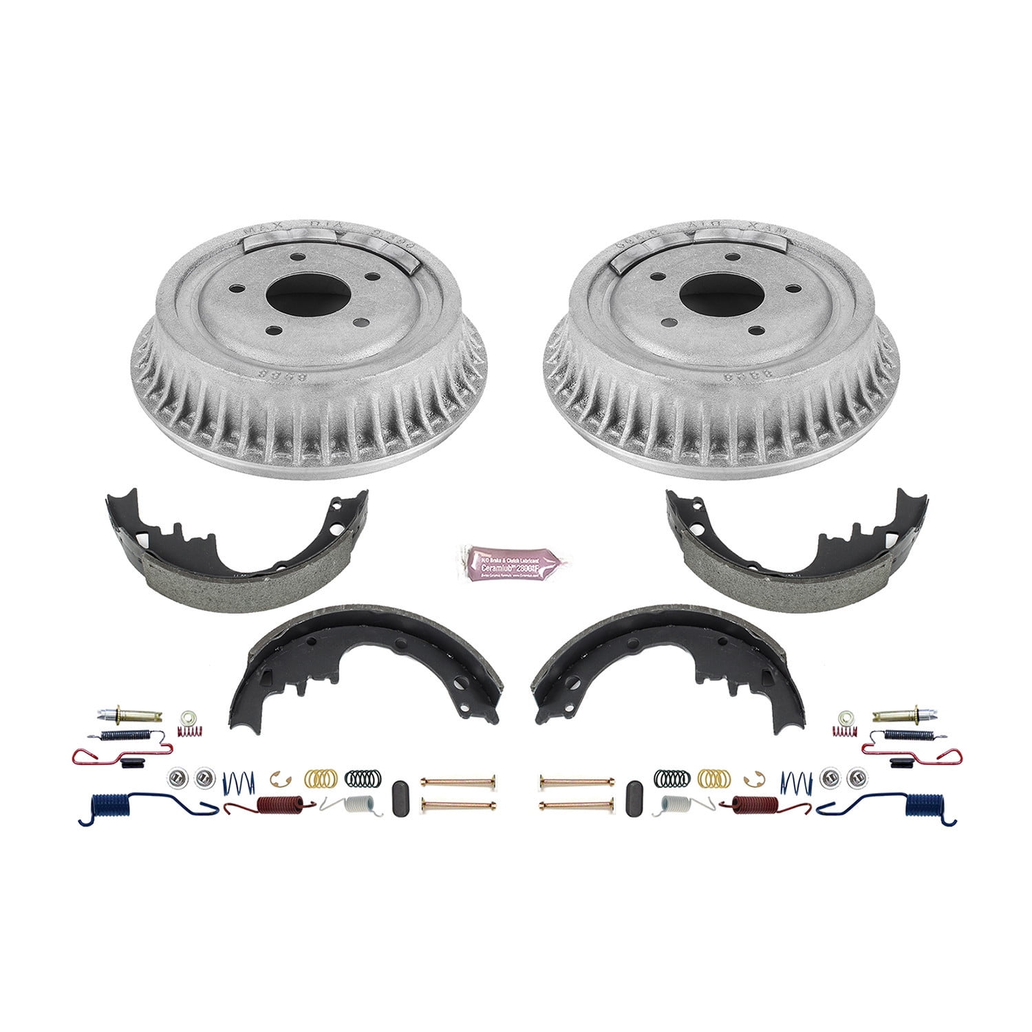 Power Stop Rear Stock Replacement Drum and Shoe Kit KOE15276DK