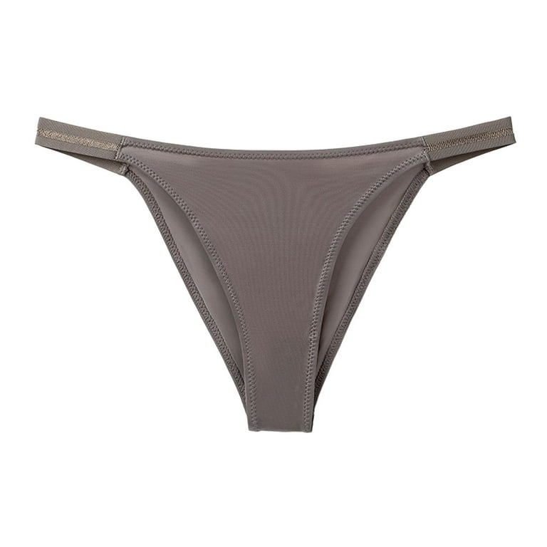 HUPOM Bladder Control Underwear For Women Panties Thong Casual Tie