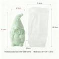thumbnail image 2 of JDH 2PCS Christmas Mold New Faceless Santa Claus Aromatherapy Candle Silicone Molds Resin Casting Mould for DIY Candle Making Polymer Plaster Christmas Home Desktop Decoration Christmas Gift, 2 of 8