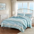 thumbnail image 5 of Greenland Home Fashions  Maui Cotton Quilt Set with Embroideries Full - Queen 3 Piece, 5 of 5