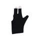 thumbnail image 3 of Guante de billar Zulema Antideslizante Transpirable Abierto Negro Guantes de billar, 3 of 8