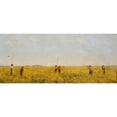 thumbnail image 2 of Thomas Eakins 18x10 Gold Ornate Wood Frame and Double Matted Museum Art Print Titled - Pushing for Rail (1874), 2 of 4