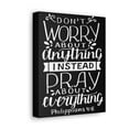 thumbnail image 6 of Scripture Walls  Don't Worry About Anything Philippians 4:6 Bible Verse Canvas Christian Wall Art Ready To Hang Unframed, 6 of 17