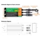 thumbnail image 3 of Eigraketly MPPT Solar Grid Tie Micro Convertidor Portátil Desmontable Auto Refrigeración Monofásico IP55 Inversor de Protección de Voltaje Impermeable Herramientas eléctricas GMI700W Eigraketly TO010514-06, 3 of 6