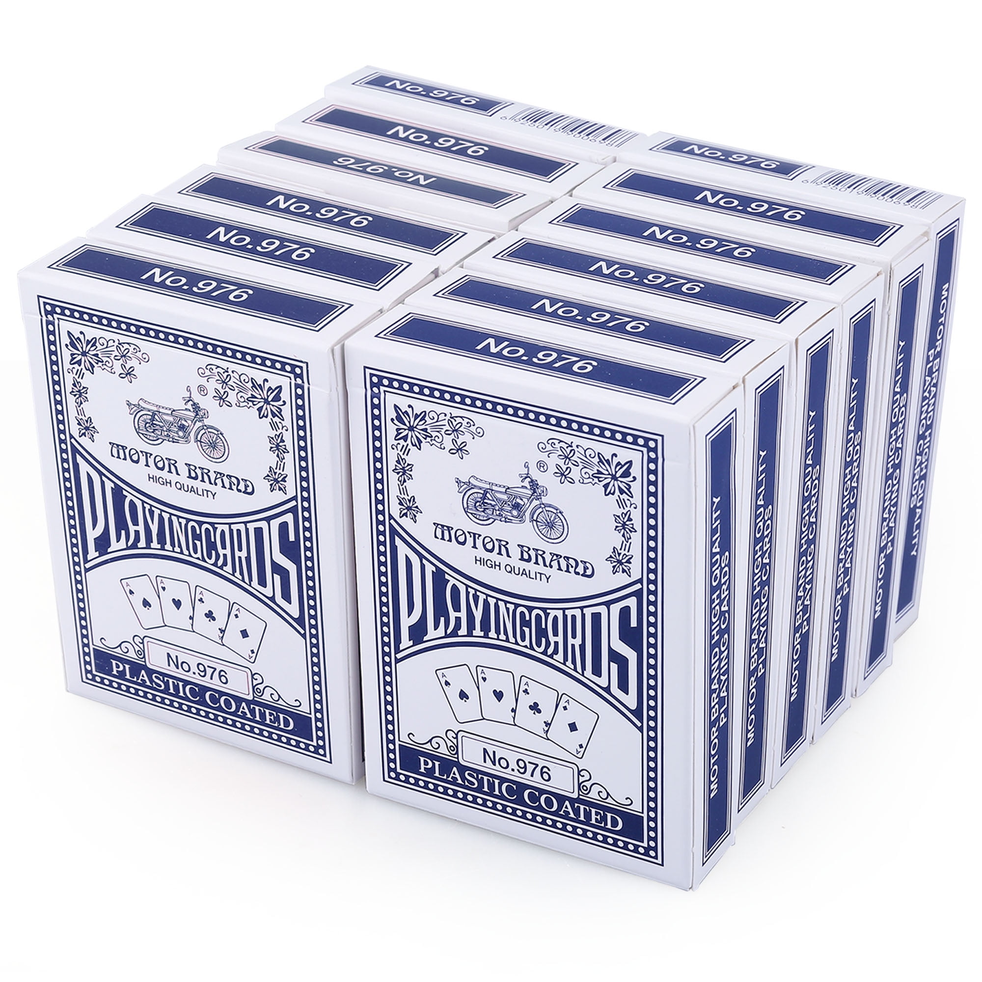 Aviator Playing Cards, 12 Pack, Standard Index, Red and Blue Decks