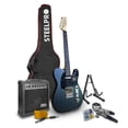 thumbnail image 1 of Paquete Guitarra Electrica Jethro Series By Steelpro 052-sk Color Negro Material del diapasón ALAMO NEGRO Orientación de la mano Diestro, 1 of 6