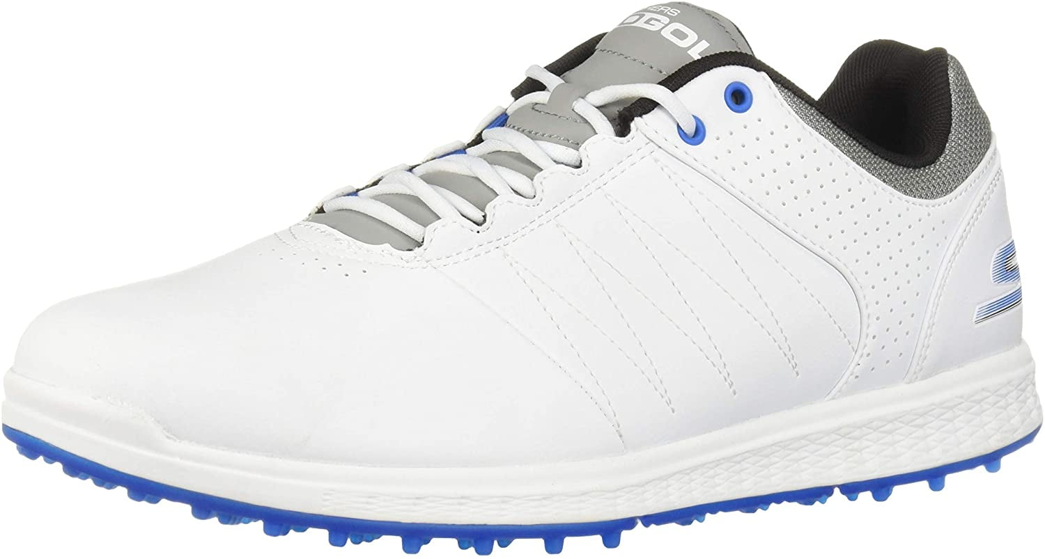 skechers blue golf shoes