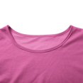 thumbnail image 5 of Yubnlvae 2025 Pointelle Knit Short Sleeve Top - Business Casual Summer Sweater (Breathable Open-Weave | Office-to-Weekend Wear) (Hot Pink | L), 5 of 8