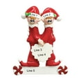 thumbnail image 3 of Ornaments by Elves Personalized Elf Sweethearts Couple Ornaments 2024 for Christmas Holiday Decor, 3 of 9