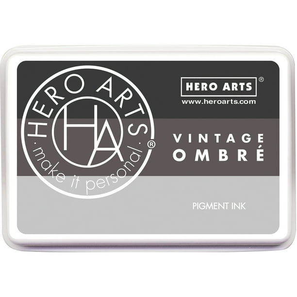 Hero Arts Ombre Encre Pad-Vintage Acier Métallique