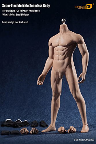 Phicen PL2016-M33 1/6 Scale Super Flexible Male Muscular Seamless Body 