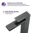 thumbnail image 3 of Swcorp L-AZ096GM Enti Series Single Hole Single-Handle Vessel Bathroom Faucet in Gun Metal, 3 of 5