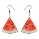 thumbnail image 2 of Watermelon Dangle Earrings Fashion Creative Watermelon Earrings Women Jewellery Gift 1Pair Celebration, 2 of 4