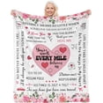 thumbnail image 1 of LHSHID Long Distance Relationship Gifts Girlfriend Gifts from Boyfriend Mothers Day Birthday Gift for Girlfriend for Her Women Wife Girlfriend Blanket Present, 1 of 7