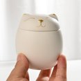 thumbnail image 4 of Cat Ceramic Tea Canister Tea Jar Organizer Sealed Tea Storage Can Animal Tea Container Tea Storage Jar, 4 of 9