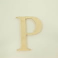 thumbnail image 2 of Package of 1, 6 Inch X 3/4" Thickness Baltic Birch Wood Letter P in The Times New Roman Font, Thick, Upper Case for Art & Craft Project, Made in USA, 2 of 4