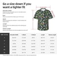 thumbnail image 5 of Logiee Fun Panda Playing With Bamboo Leaves Print Mens Hawaiian Shirts,Loose-Fit Short Sleeve Button Down Tropical Aloha Beach Shirt,Summer Vacation Wedding Tops,X-Large, 5 of 7