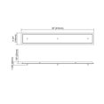 thumbnail image 2 of ElkGroup International 3LP-CHR Illuminaire Accessories 3 Light Linear Pan In Polished Chrome, 2 of 2
