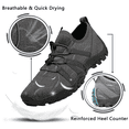 thumbnail image 4 of Stepedia Athletic Water Shoes for Women Men Quick Dry Outdoor Aqua Beach Shoes for Walking Hiking Boating, Dark Gray, 4 of 7