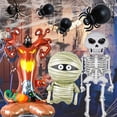 thumbnail image 3 of Globo inflable de fantasma para Halloween, globo de aluminio con cabeza de monstruo Araña, juguete para niños, decoración de Halloween, suministros para fiestas, 3 of 4