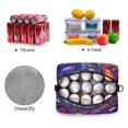 thumbnail image 4 of Lunch Bag Portable Crossbody Meal Bag Cooler Bag Insulated Lunch Bag Food Bag Handheld & Crossbody Design Color Circle Seamless, 4 of 6