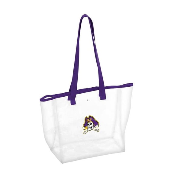 Logo Brands 131-65P East Carolina Stadium Bag - Clear