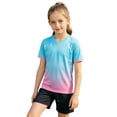 thumbnail image 5 of LIIPEE Summer Outfits For Boys Athleisure Stripes Print Short Sleeve Tees Solid Color Shorts 2 Piece Set Kids Quick Drying Breathable Fashion Sports Outfit Sets,9-10 Years, 5 of 6