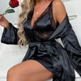 thumbnail image 6 of Christmas Clearance! Clearance! Ohufall Pajamas for Women, Ladies Fashion Comfortable Solid Color Lace Suspenders Pajamas Dress Woman Nightgown Home Clothes Suit, 6 of 8