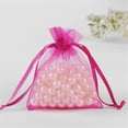 thumbnail image 4 of 100PCS Organza Gift Bags,Wedding Jewelry Pouches,7x9cm Drawstring Gift Bag Mesh Candy Favour Bag Jewelry Pouches for Wedding,Party,Birthday,DIY Craft(Rose Red), 4 of 5
