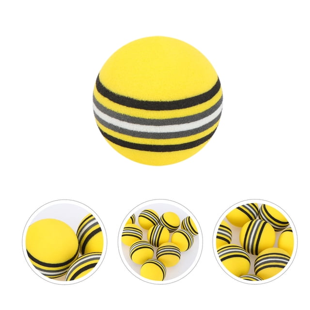 WEUVEB Indoor Practice Golf Balls 25Pcs 1.65in Colorful EVA Training Soft Balls for Approach Shot