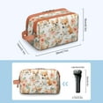 thumbnail image 3 of Toiletries Bag,Corgi Dog and Flower Florals Mens Womens Toiletry Bag Bathroom Bag,Waterproof Toiletry Travel Bag Dopp Kit Shaving Bag 11x6.3x5.1 Inch, 3 of 5