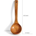 thumbnail image 2 of Cuchara de madera. Utensilios de cuchara de mango largo. Utensilios de cocina hechos a mano, duraderos, no tóxicos, inofensivos (cuchara), 2 of 5
