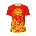thumbnail image 3 of Exclusive design Kyrgyzstan Flag Grain 3D Printed Men For Running Bike Soccer Tennis Fitness Sports tshirt Mesh Short T-shirt, 3 of 12