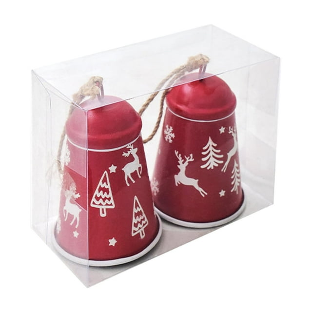 Toystoory Cuerno de hierro con forma de boca abierta y anillos, festivo para árboles, árbol de Navidad festivo adecuado para una fiesta al aire Kits de decoración para fiestas tipo+1