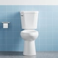 thumbnail image 3 of 19 Inch ADA Comfort Height Elongated Toilet Bowl Only, Upgraded Power Flush with Top Dual Flush Buttons, No Seat, Includes Internal Fill/Flush Valve Kit, Easy Replace Toilet Bowl for Bathroom Remodel, 3 of 6