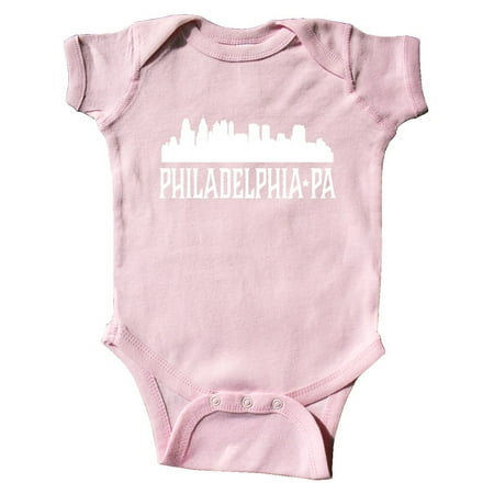 

Inktastic Philadelphia Pennsylvania Skyline PA Cities Gift Baby Boy or Baby Girl Bodysuit