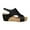 Black, variant on Gifts Clearance Sandals for Women 2025 Spring And Summer New Fish Mouth Glitter Beach Thick Bottom Elastic Set Foot With Wedge Sandals Sandals For Women