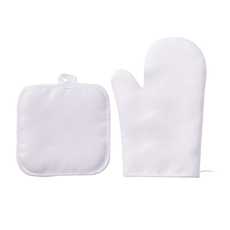 

Yasu Oven Mitts 2pcs Stove Oven Gloves Extra-thick Non-slip Design Fine Sewing Heat-resistant Cooking Baking Gloves Kitchen Tool