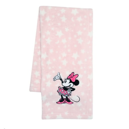 UPC: 0084122015104 | Lambs & Ivy Disney Baby Minnie Mouse Stars Pink Soft Fleece Baby Blanket