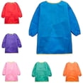 thumbnail image 5 of L Bata De Pintura Infantil, Delantal Infantil, Babero Azul, S, 5 of 5