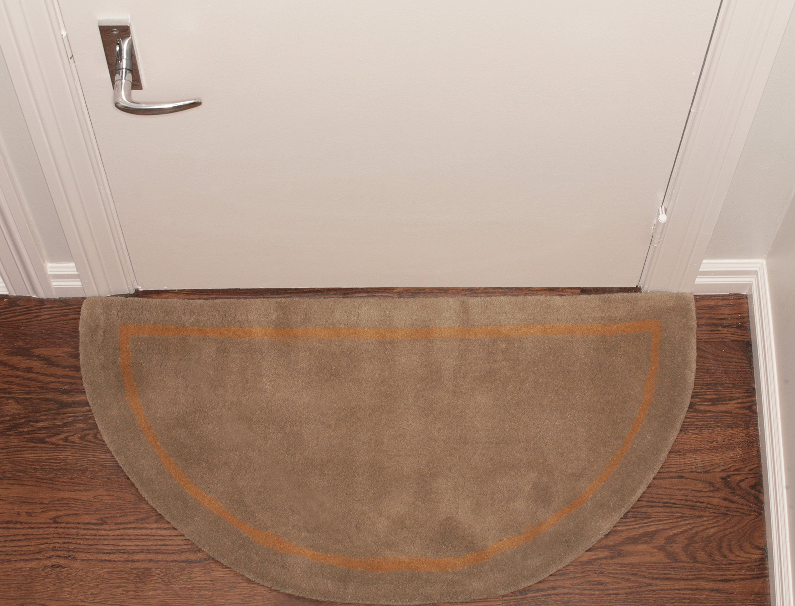 Living Health Products AZ-186-HenleycamelHalf Henley Wool Rug Half Round - camel